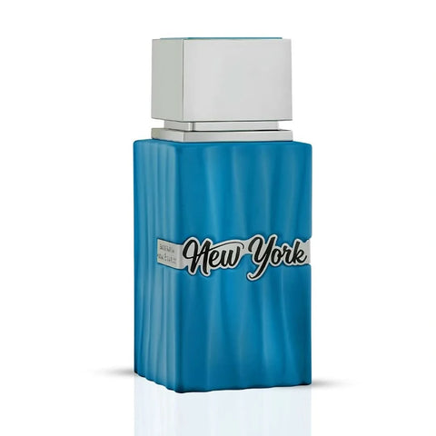 New York Dream Eau de Parfum spray by Hamidi, 100ml bottle with elegant design, showcasing the fragrance for women.