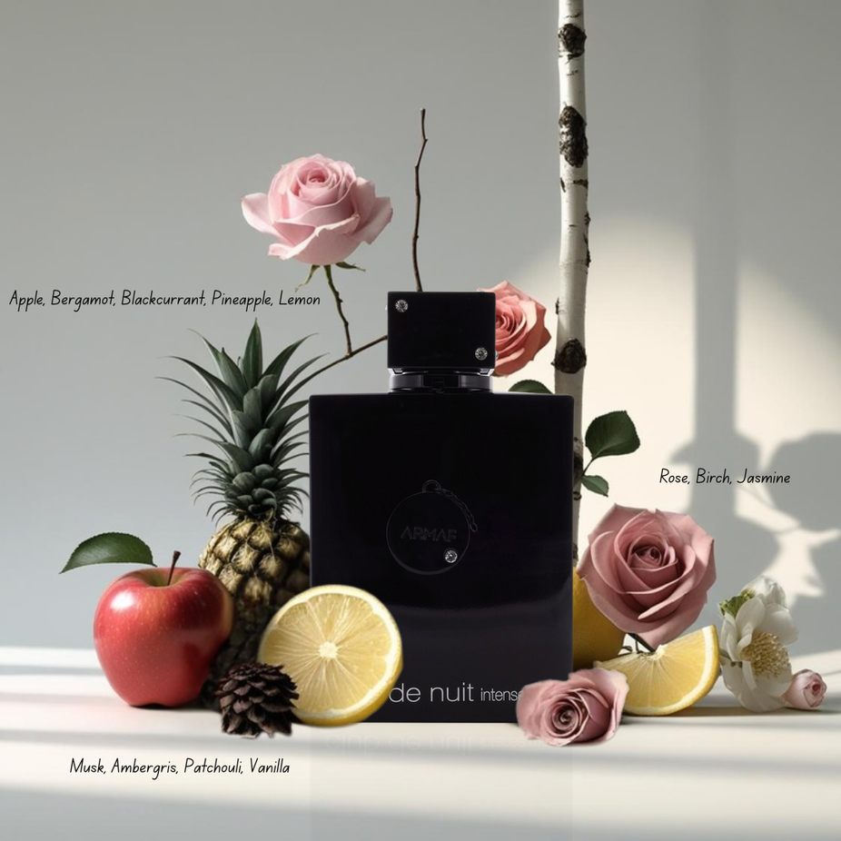 Armaf Club De Nuit Intense Men 105ml and Club de Nuit Bling Eau de Parfum 75ml bundle bottles displayed.