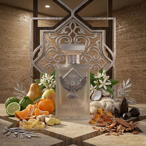 Bundle of men's Eau de Parfum sprays including Fakhar Men, Fayiz, Hawas Men, Club de Nuit Intense, and Junoon Desire by Intense Oud.