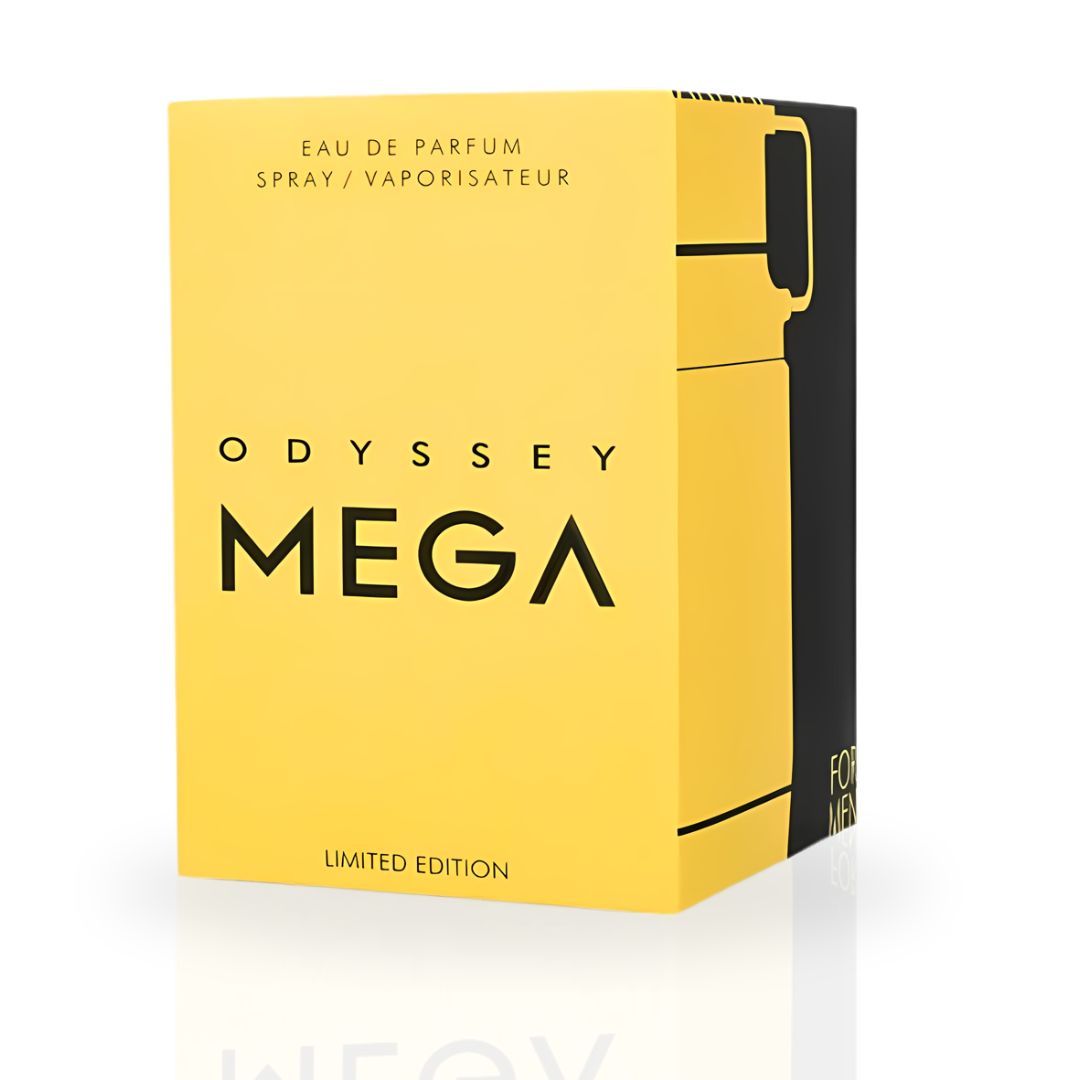 Odyssey Mega Man Limited Edition EDP Spray 100ML (3.4 OZ) By Armaf | Long Lasting, Exotic, Signature Masculine Scent. - Intense Oud