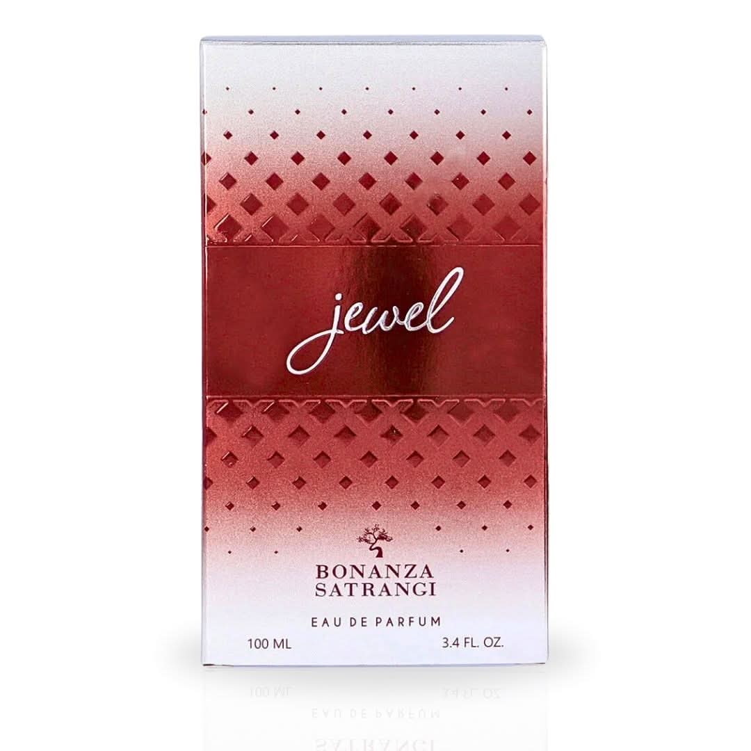 Jewel EDP Spray 100ML (3.4 OZ) by Bonanza Satrangi | Long Lasting, Floral, Oudy, Woody, Luxurious Fragrance. - Intense Oud