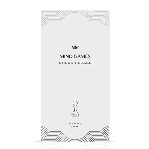 Check Please Extrait de Parfum by Mind Games, 100ml EDP bottle with sleek packaging and elegant branding.