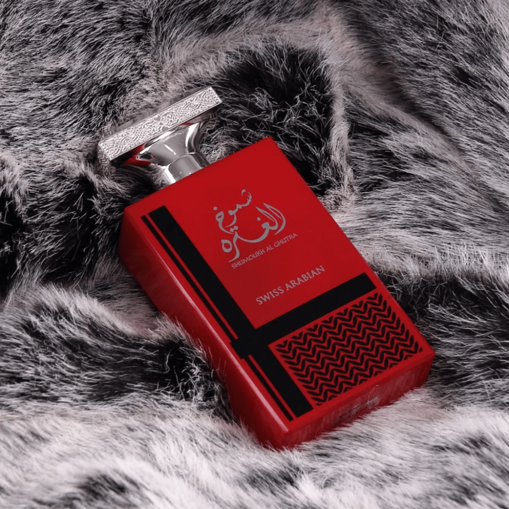 Shumoukh Al Ghutra Men EDP-100ml(3.4oz) by Swiss Arabian(WITH VELVET POUCH) - Intense oud