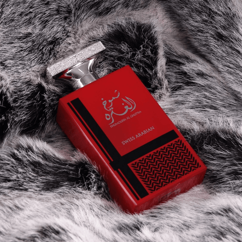 Shumoukh Al Ghutra Men EDP-100ml(3.4oz) by Swiss Arabian(WITH VELVET POUCH) - Intense oud