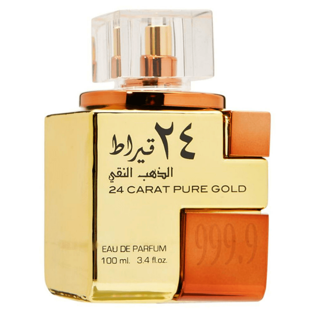 24 Carat Pure Gold EDP - 100ml by Lattafa (WITH VELVET POUCH) - Intense oud