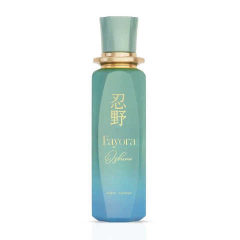 Fayora Oshino Eau de Parfum spray by Paris Corner, 100ml bottle with elegant packaging and perfume cap.