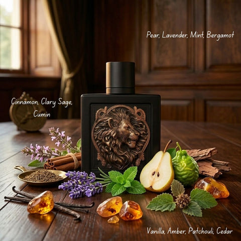 Rayhaan Lion & Wolf Eau de Parfum Sprays 100ml (3.4 oz) by Rayhaan (Bundle)