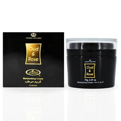 Oud & Rose Moisturizing Cream 70GMS By Al Rehab | Deeply Hydrating, Soothing, Revitalizes Dry Skin, Floral Fragrance. - Intense Oud