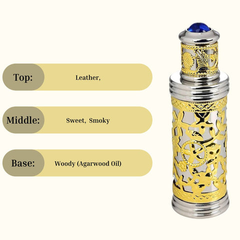 ATTAR AL MAJLIS Perfume Oil CPO 18ML (0.6 OZ) By Hamidi | Indulge In The Exquisite Blend Of This Sweet & Smoky Fragrance. - Intense Oud