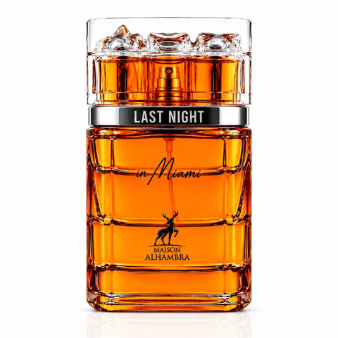 Last Night in Miami Eau de Parfum Spray 100ml (3.4 oz) by Maison Alhambra