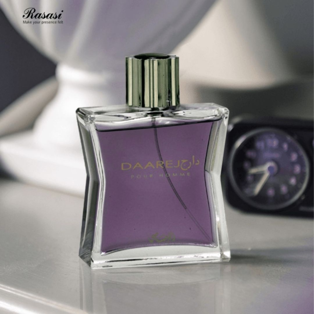 Daarej Pour Homme EDP Spray 100 ML (3.4 OZ) by Rasasi | Perfume for Every Occasion (PACK OF 3) - Intense Oud