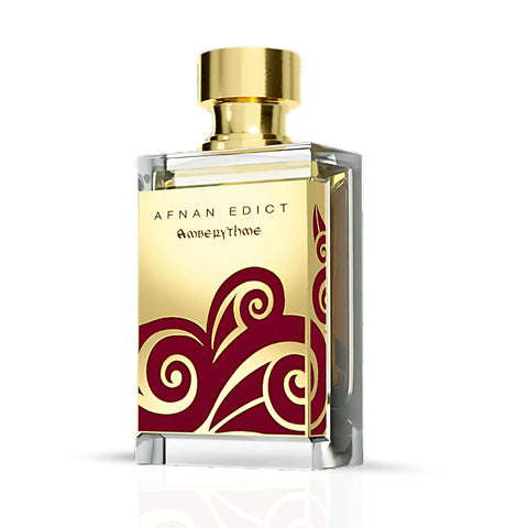 Edict Amberythme Eau De Parfum Spray 80ML (2.7 OZ) By Afnan | A Luxurious Blend Of Amber, Saffron & Sandalwood, Offering A Warm, Spicy & Floral Richness. - Intense Oud