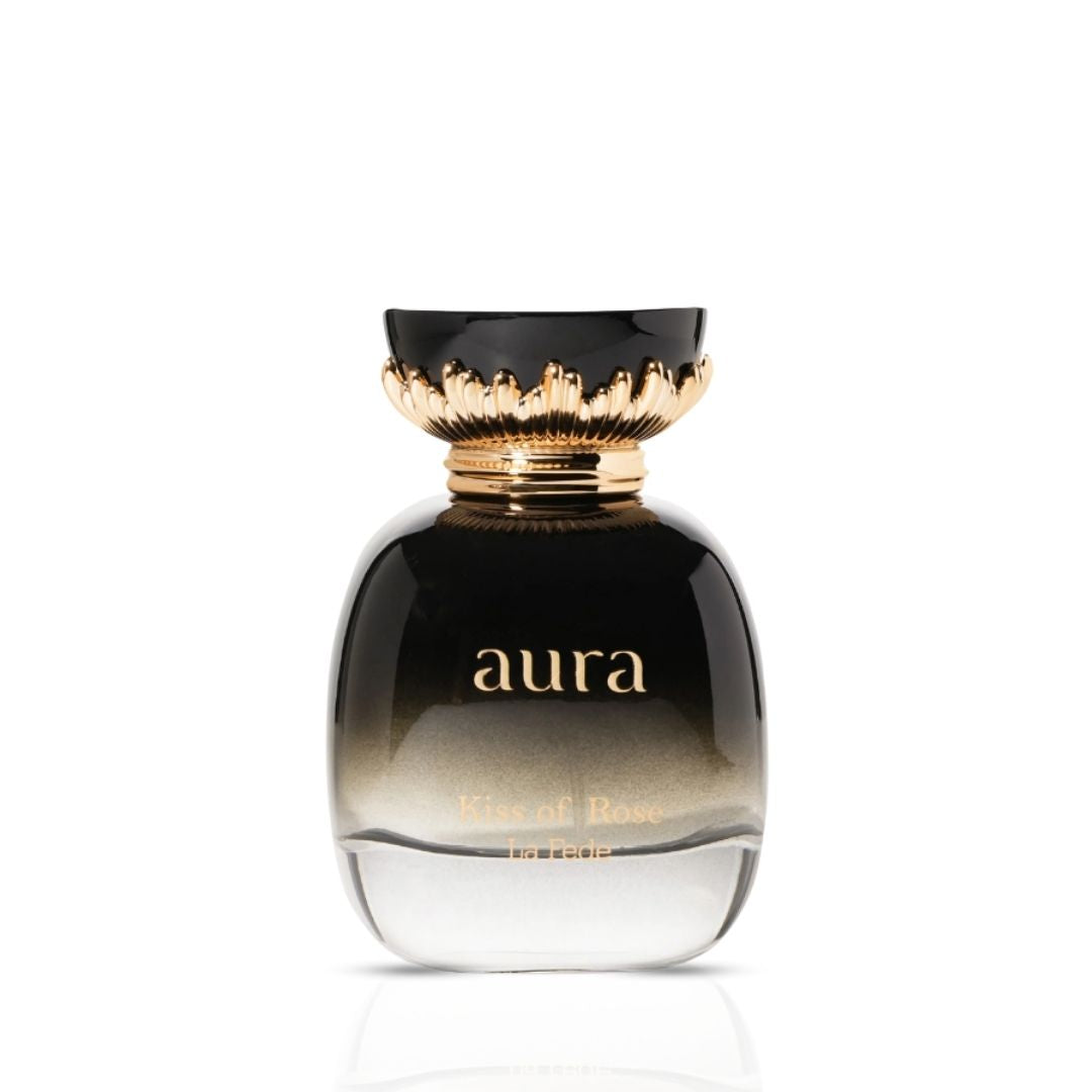 AUCTION La Fede Aura Kiss of Rose Eau De Parfum Spray 100ml (3.4 oz) By Khadlaj (Velvet Pouch)