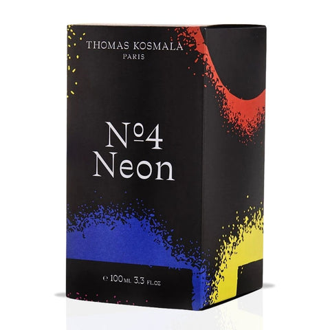 No. 4 Neon Eau De Parfum Spray 100ML (3.3 OZ) By Thomas Kosmala Paris | A Fresh, Vibrant & Sun-Kissed Fragrance With A Tropical Fruity Twist. - Intense Oud