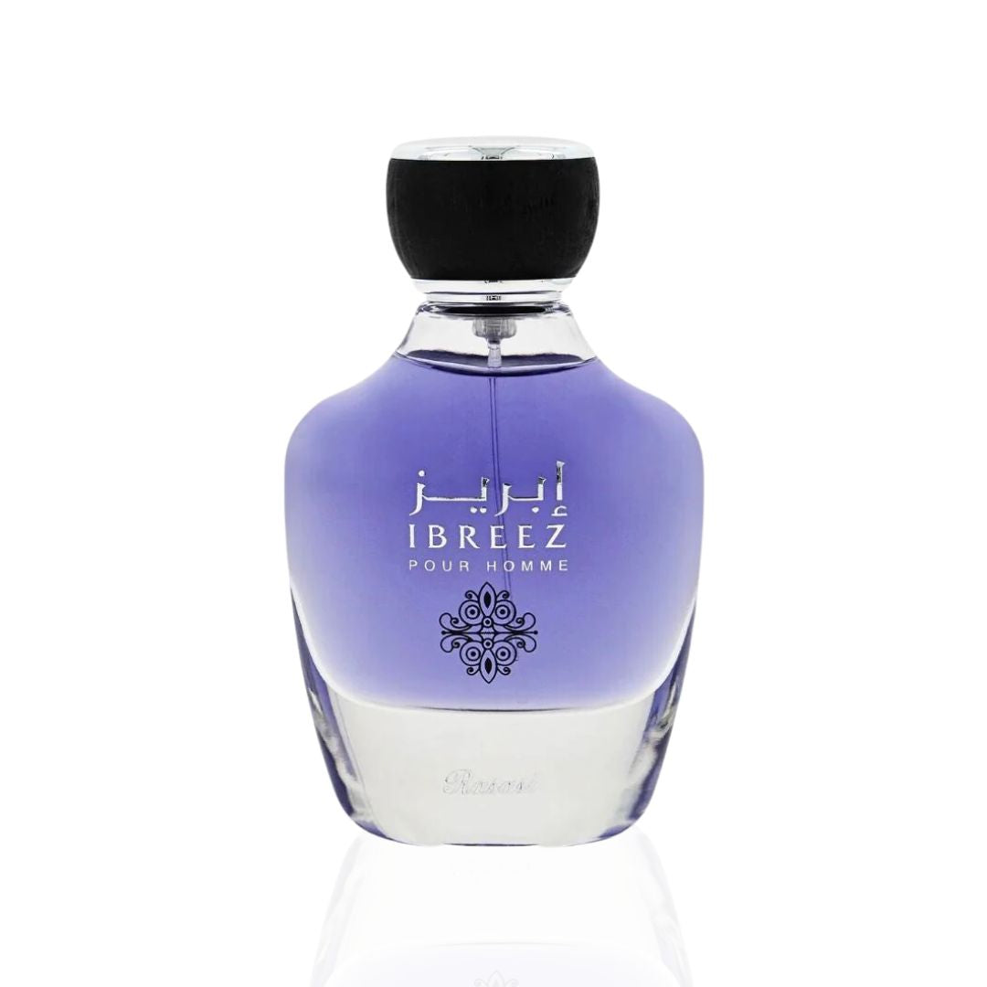 AUCTION Ibreez Pour Homme Eau de Parfum Spray 100ml (3.4 oz) by Rasasi (Velvet Pouch)