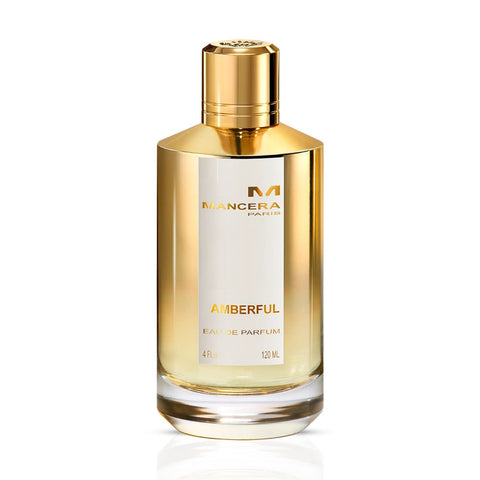 Amberful Eau de Parfum Spray by Mancera, 120ml bottle with elegant packaging, showcasing the luxurious fragrance.