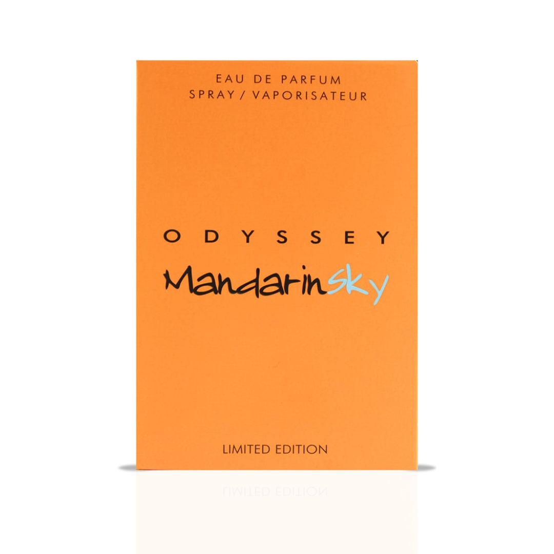 Odyssey Mandarin Sky Limited Edition EDP Spray 60ML (2.02 OZ) By Armaf | Long Lasting, Luxurious, Refreshing Aroma. - Intense Oud