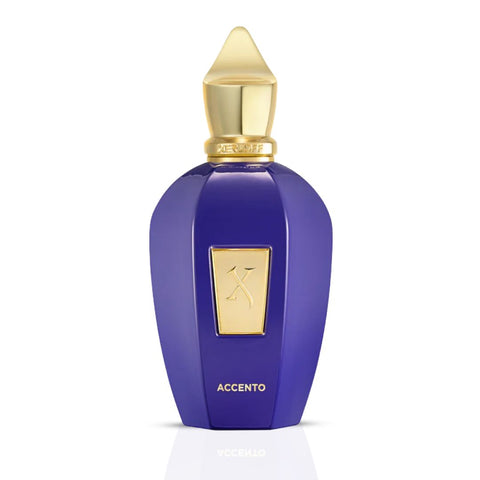 Xerjoff Accento Eau de Parfum spray 100ml bottle with elegant packaging, showcasing the luxurious fragrance design.