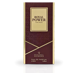 Royal Power For Men EDP Spray 100ML (3.4 OZ) by Bonanza Satrangi | Long Lasting, Refreshing, Amber-Vanilla, Luxurious Fragrances. - Intense Oud