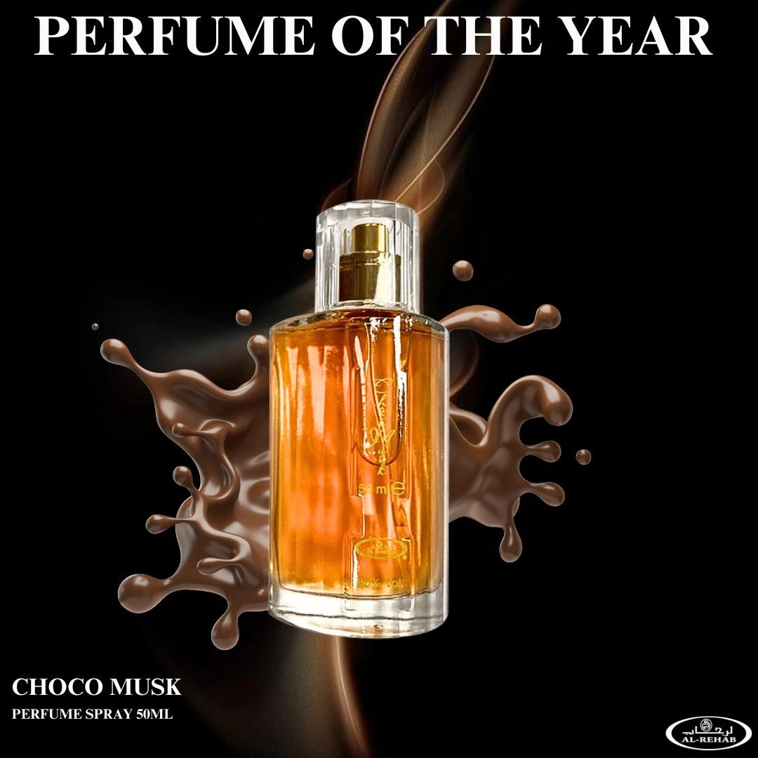 Choco Musk, Choco Musk Marshmallow & Choco Musk Pistachio Eau De Parfum Sprays 50ML (1.65 OZ) by Al Rehab | The Ultimate Gourmand Experience (Bundle) - Intense Oud