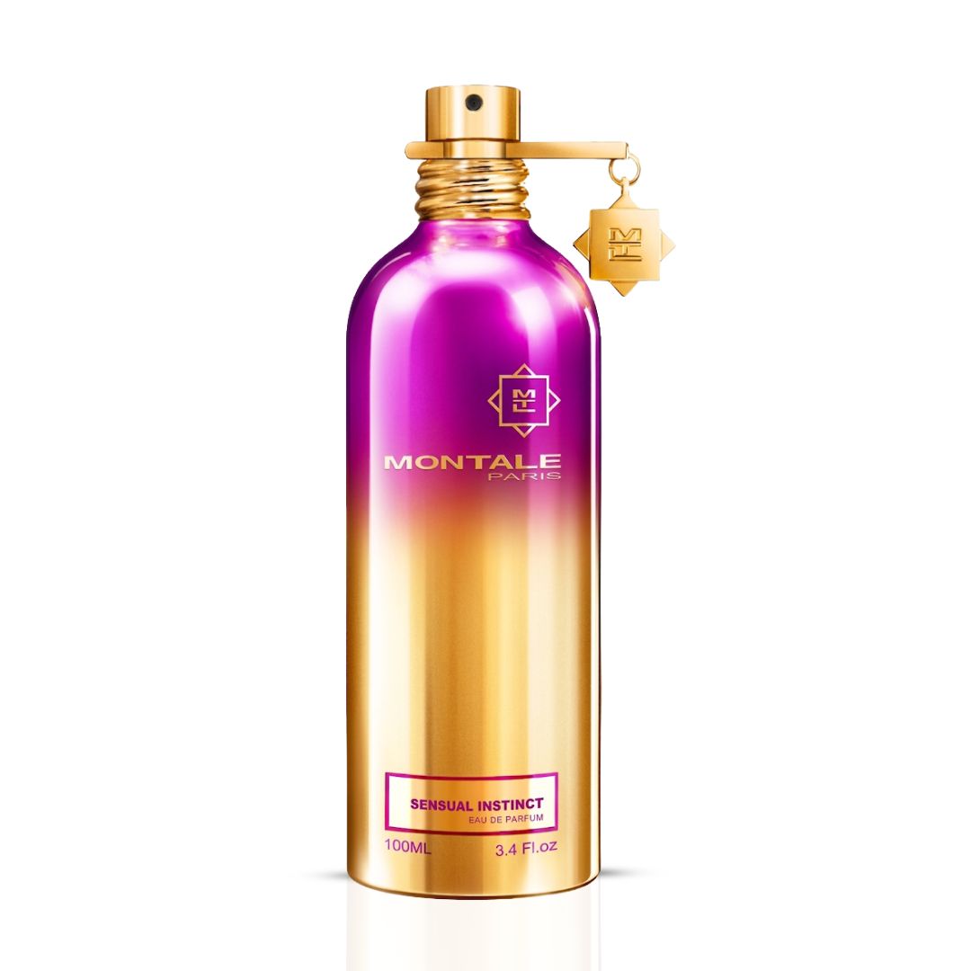 Montale Sensual Instinct Eau de Parfum spray 100ml bottle, elegant design, with a sleek cap and sophisticated fragrance presentation.