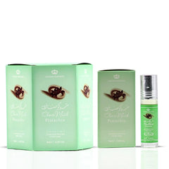 Choco Musk Pistachio Perfume Oil CPO 6ML (0.2 OZ) by Al Rehab | A Nutty Temptation Too Good to Resist (Box of 6) - Intense Oud
