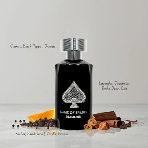 Game Of Spades Diamond Parfum Spray 90ml (3.0 fl oz) by Jo Milano Paris - Intense Oud