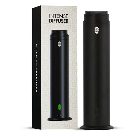Intense Oud Black Aromatherapy Diffuser with remote, 120ml waterless diffuser, adjustable mist, timer, for home, office, hotel use