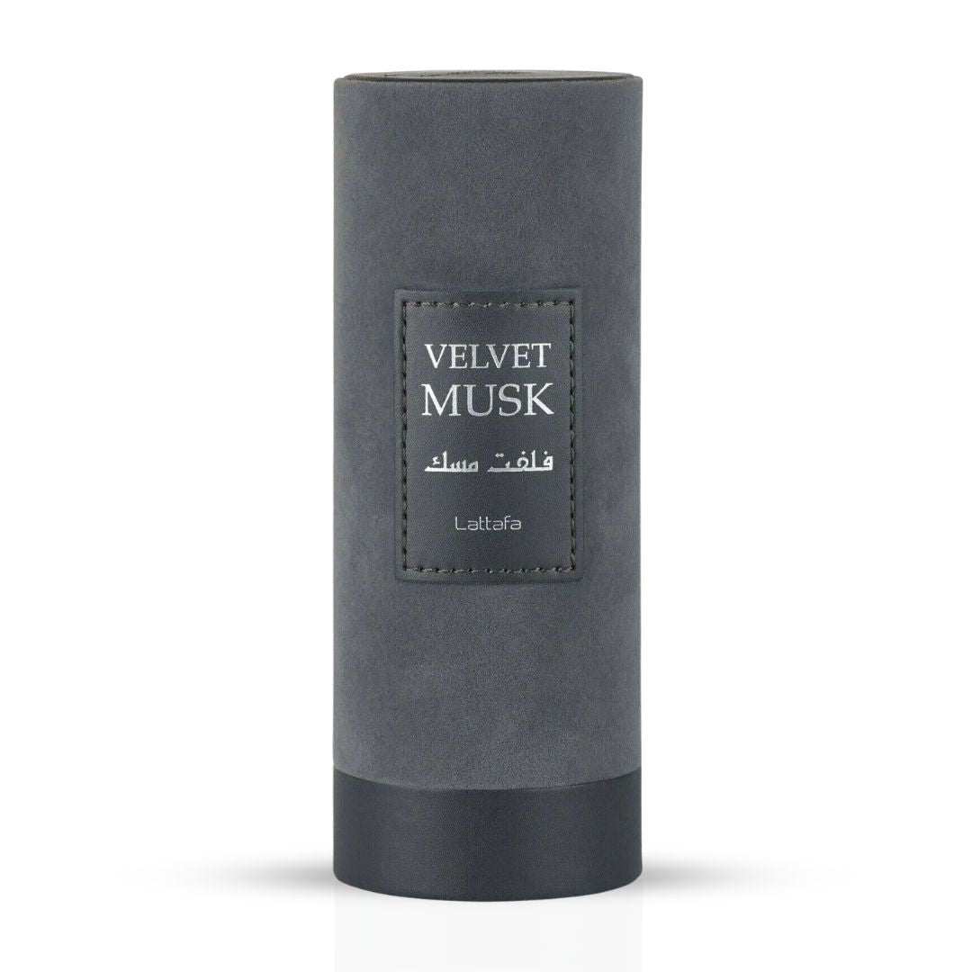 Velvet Musk Eau De Parfum Spray 100ML (3.4 OZ) By Lattafa | A Serene Fusion Of Airy White Musk, Creamy Vanilla & Rich Amber. - Intense Oud