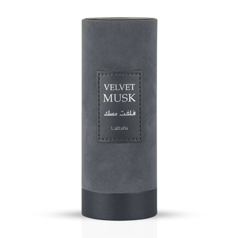 Velvet Musk Eau De Parfum Spray 100ML (3.4 OZ) By Lattafa | A Serene Fusion Of Airy White Musk, Creamy Vanilla & Rich Amber. - Intense Oud