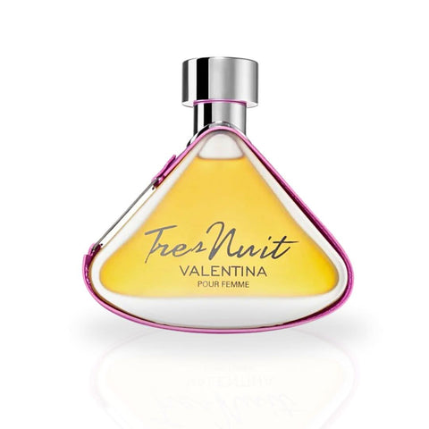 Tres Nuit Valentina Pour Femme EDP spray by Armaf, 100ml bottle, elegant perfume with floral and oriental notes.
