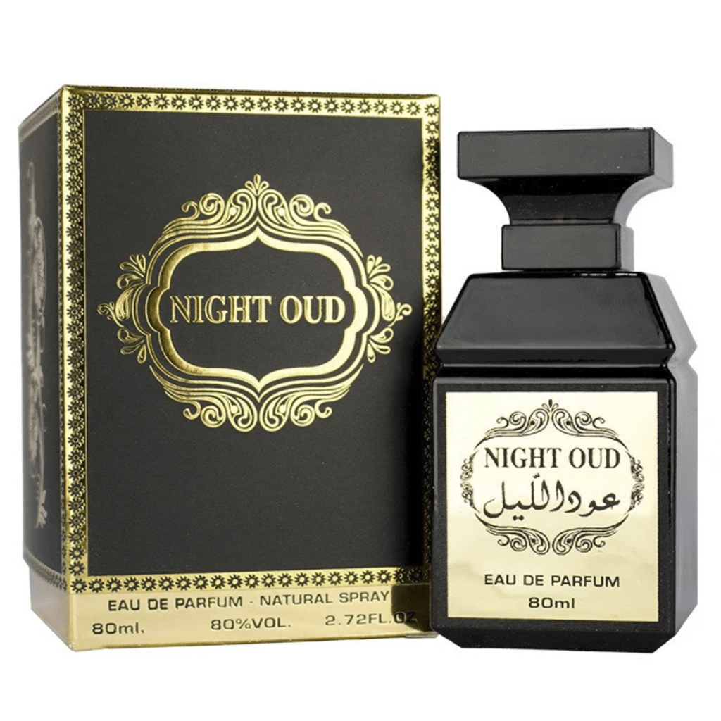 Night Oud for Men EDP - 100ML (3.4oz) with Deo by Fragrance World - Intense oud