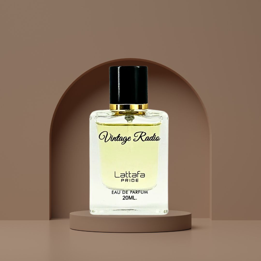 Vintage Radio EDP Spray 20ML (0.6 OZ) By Lattafa Pride | Luxurious Fragrance Miniatures. (PACK OF 5) - Intense Oud