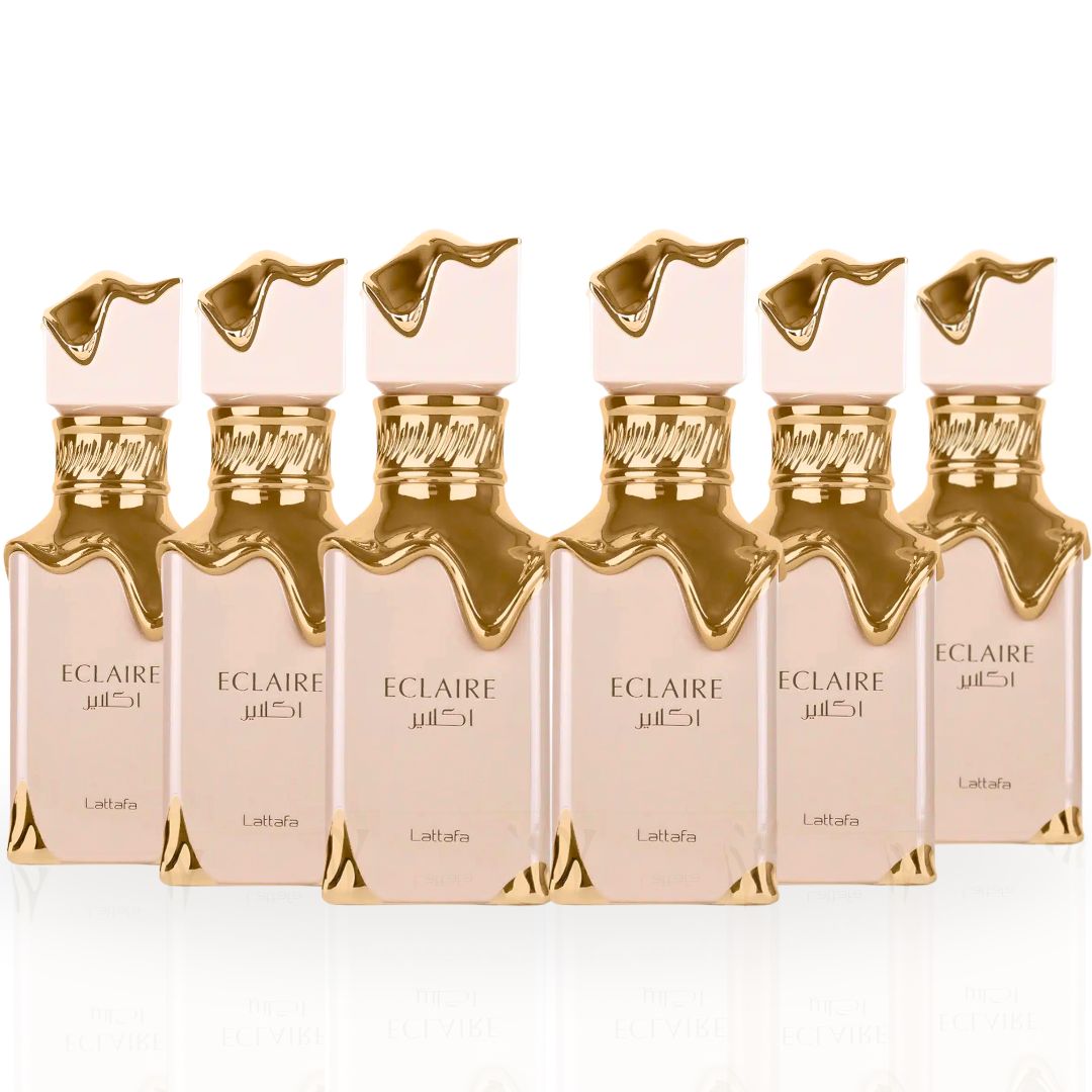Eclaire EDP Spray 100ML (3.4 OZ) By Lattafa | Long Lasting & Enchanting Fragrance For Women. (PACK OF 6) - Intense Oud