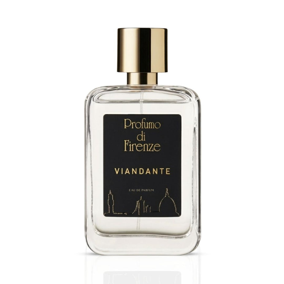 Profumo di Firenze Viandante Eau de Parfum Spray 100ml bottle with elegant design and floral accents.