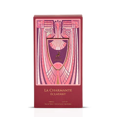 La Charmante Éclatant Eau de Parfum Spray 100ml (3.4 oz) by Maison Alhambra | Sweet Fruits, Soft Petals, Musky Glow - Intense Oud