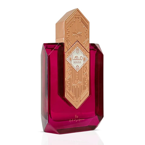 Maha Eau de Parfum Spray 100ml (3.4 oz) by Ard Al Zaafaran (Velvet Pouch)