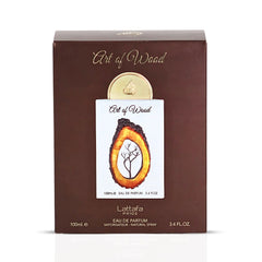 Art of Wood Eau de Parfum Spray 100ml (3.4 oz) by Lattafa Pride | Fresh Citrus & Elegant Woods in Perfect Balance