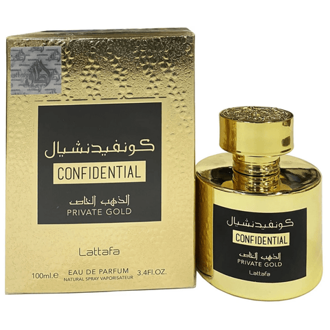 Intense Elite Confidential Gold & Folie Eau De Parfum for couples, 100ml, featuring elegant perfume bottles from the spring collection.