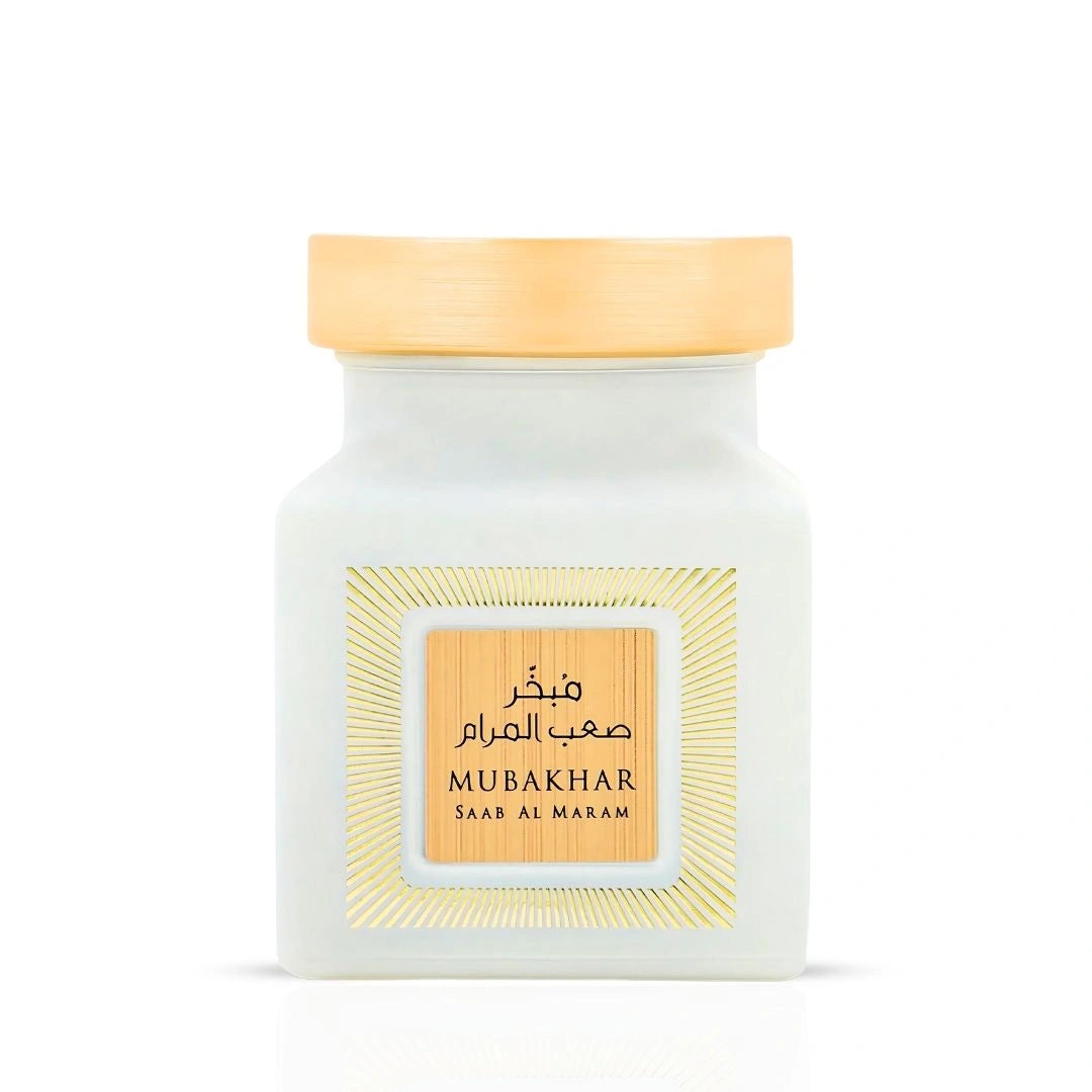 Mubakhar Saab Al Maram Oudh Moattar Bakhoor 50g by Rasasi | Bright Citrus & Floral Elegance with Warm Woody Depth - Intense Oud