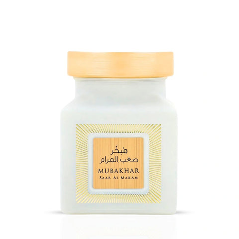 Mubakhar Saab Al Maram Oudh Moattar Bakhoor 50g by Rasasi | Bright Citrus & Floral Elegance with Warm Woody Depth - Intense Oud