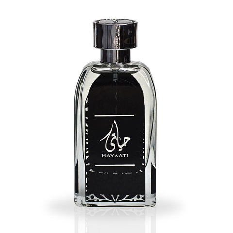 Hayaati For Men EDP Spray 100ML (3.4 OZ) By Ard Al Zaafaran | Long Lasting, Refreshingly Spicy & Woody Aroma. - Intense Oud