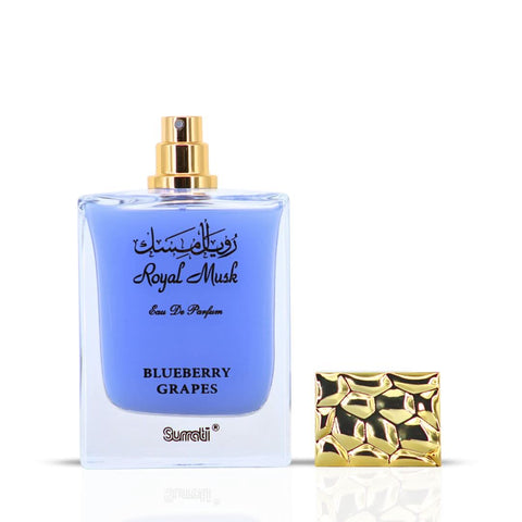 AUCTION Royal Musk Blueberry Grapes EDP 100ML (3.4 OZ) by SURRATI ( VELVET POUCH)