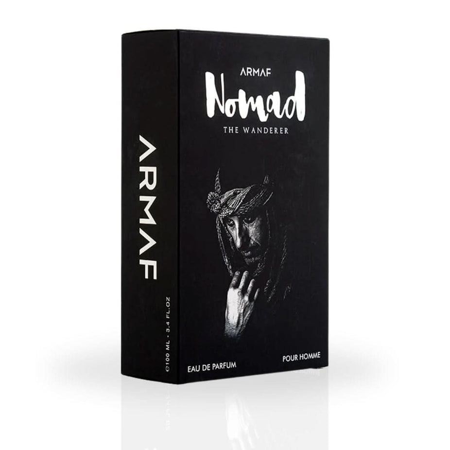 Armaf Nomad The Wanderer Pour Homme EDP spray 100ML, a luxurious masculine fragrance with long-lasting scent.