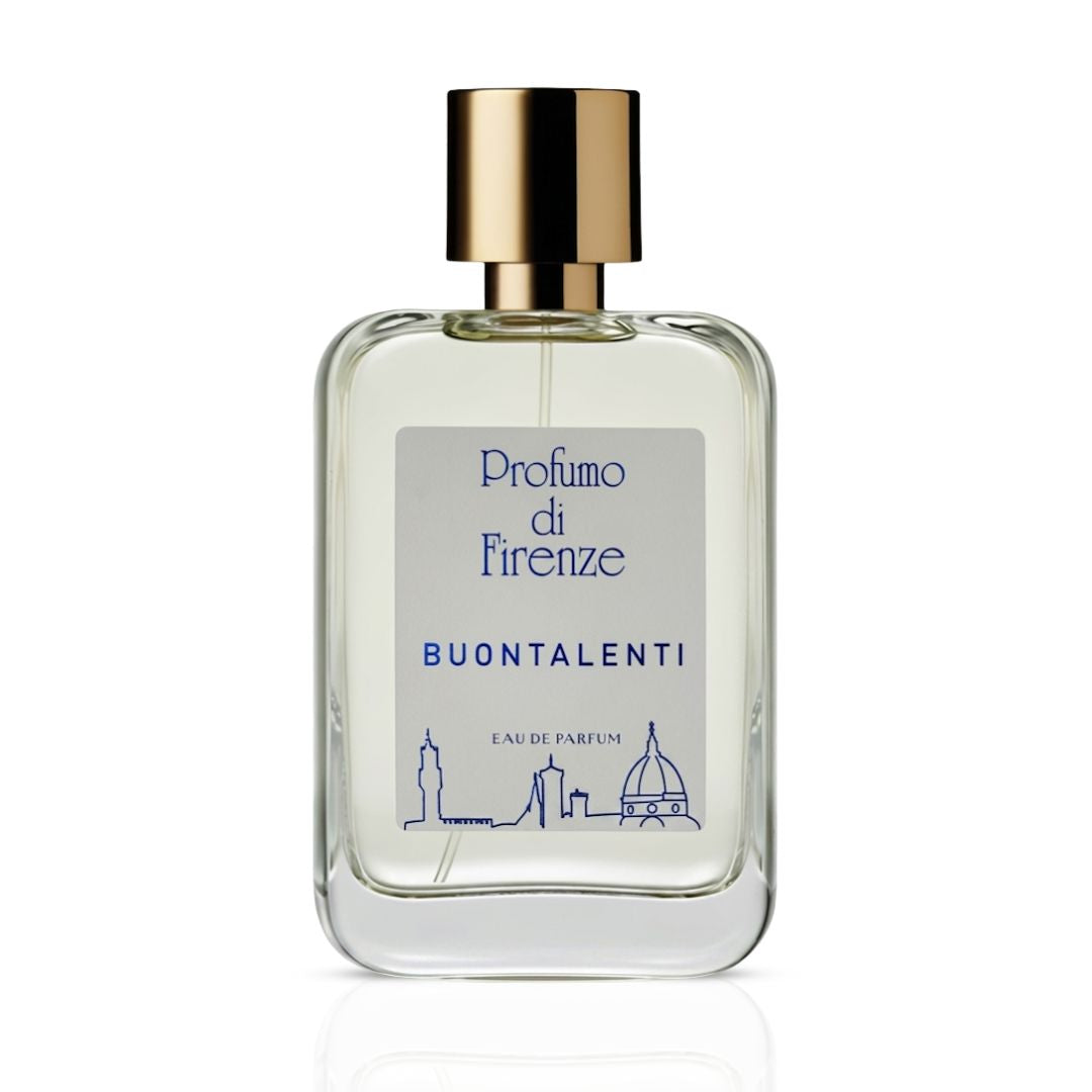 Profumo di Firenze Buontalenti Eau de Parfum Spray 100ml bottle with elegant packaging and floral design.
