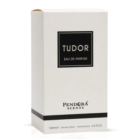 Pendora Scents Tudor Eau de Parfum Spray by Paris Corner, 100ml bottle, elegant packaging, showcasing the perfume product.