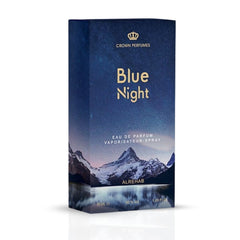 Blue Night Eau De Parfum Spray 50ML (1.7 OZ) By Al Rehab | A Fresh Citrus Burst Followed By Calming Lavender & A Woody Base. - Intense Oud
