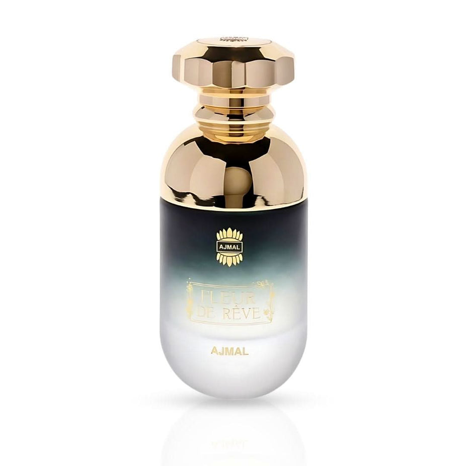 Ajmal Fleur de Rêve EDP perfume spray 90ML with elegant bottle, showcasing luxurious, long-lasting floral fragrance.
