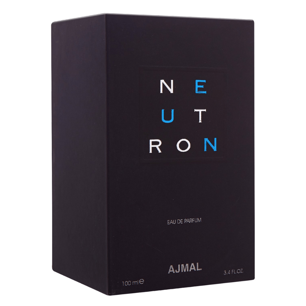 Neutron for Men EDP - 100 ML (3.4 oz) by Ajmal - Intense oud