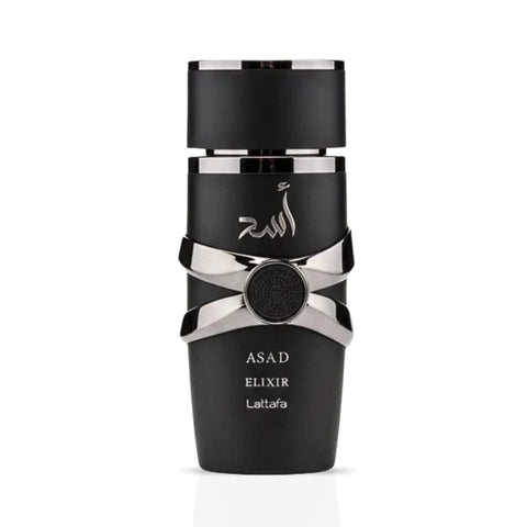 Asad Elixir Eau De Parfum Spray 100ml (3.4 oz) by Lattafa - Intense Oud
